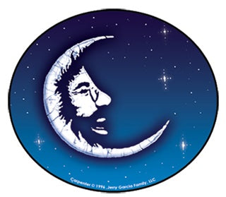 Jerry Garcia - Jerry Moon Sticker - Sticker