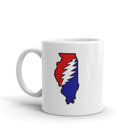 Grateful Dead Illinois Deadhead Bolt Coffee Mug Mugs Gratefuldeadshop.com 
