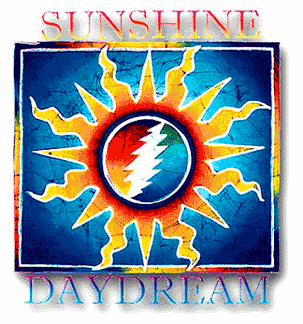 Sunshine Daydream Square Sticker