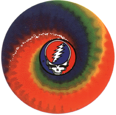 Grateful Dead - Syf Tie Dye Spiral Sticker - Sticker