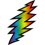 Grateful Dead - Tie Dye Glitter Lightning Bolt Sticker
