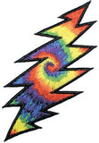 Grateful Dead - Tie Dye 13 Point Lightning Bolt Oversized Back Patch